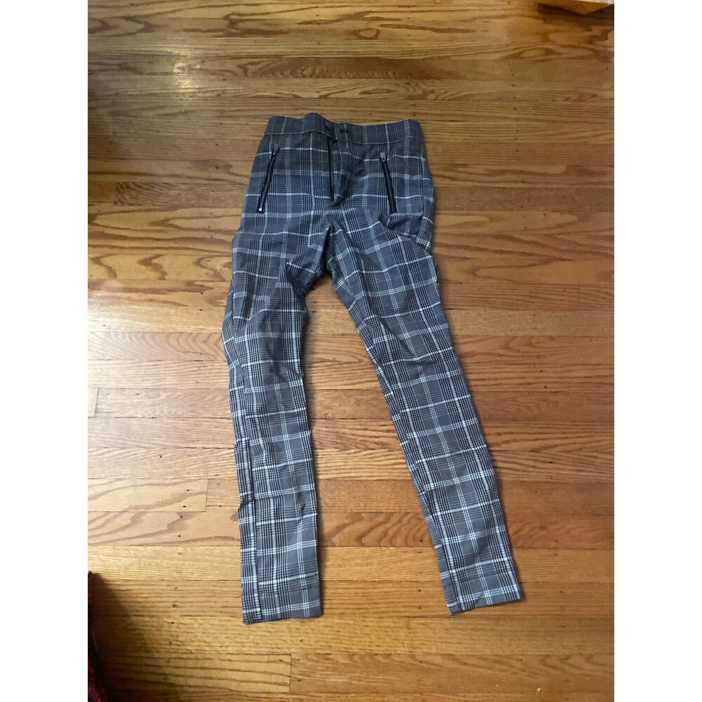 Hollister plaid grey ultra high rise